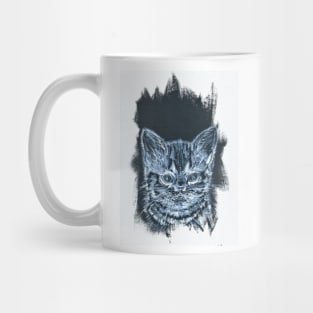 CAT OBSERVING Mug